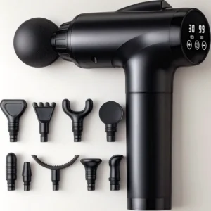 Massage Gun Deep Tissue, Handheld Electric Muscle Massager, High Intensity